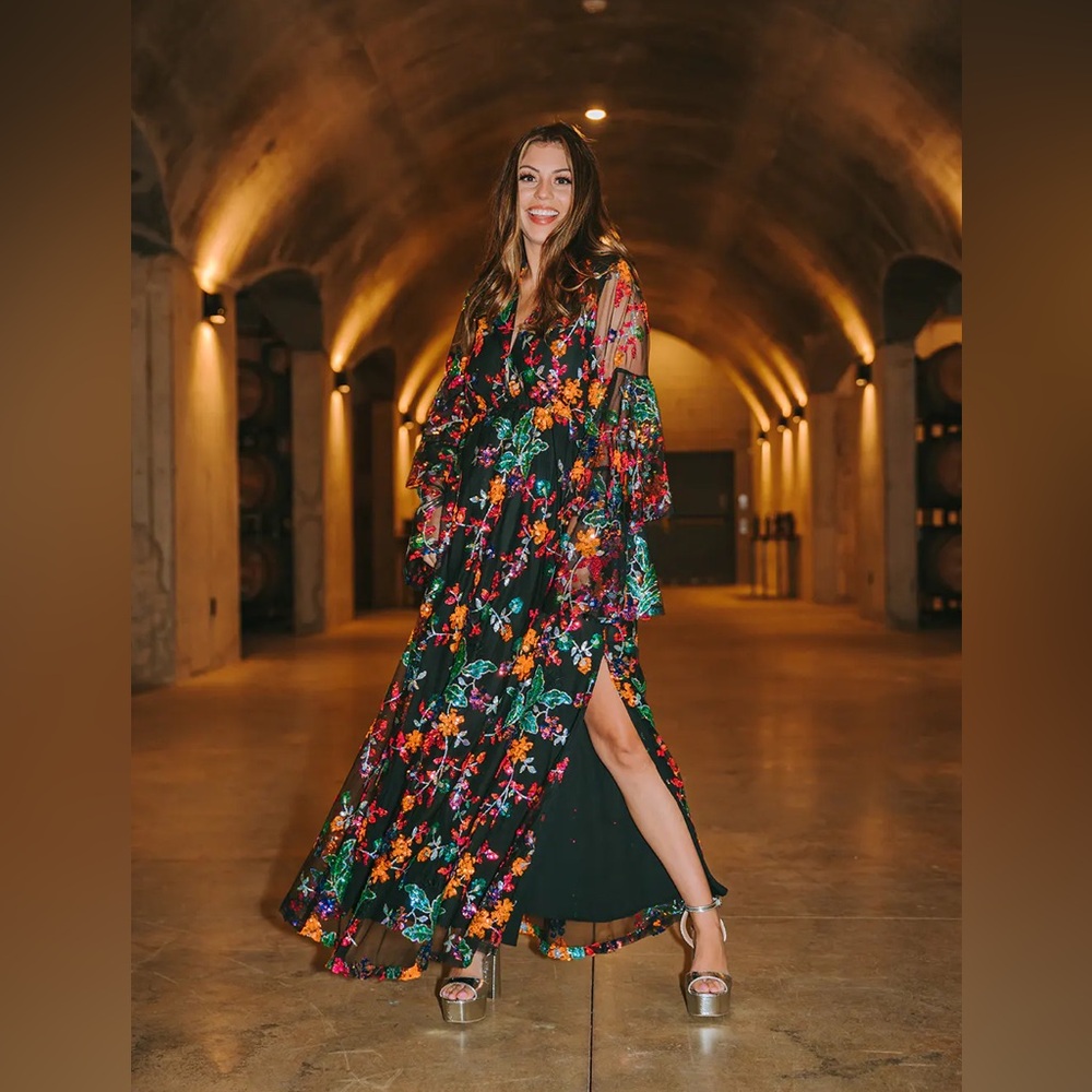 Buddy Love Colette long sleeve maxi dress